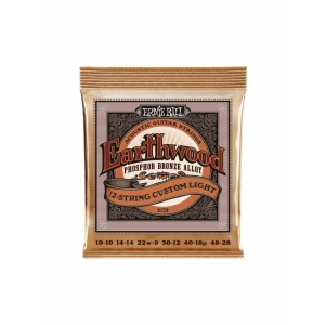 2152 EARTHWOOD CUSTOM LIGHT10/48 SET 12 CORDE