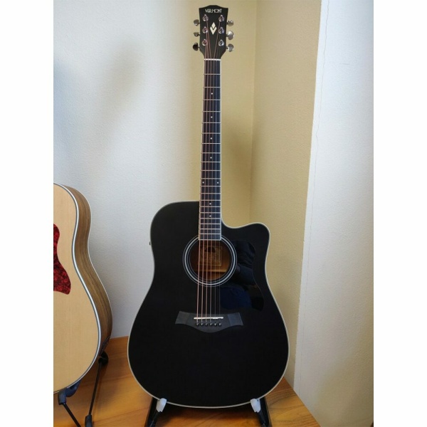 D100CE BS CHITARRA ACUSTICA BLACK SATIN