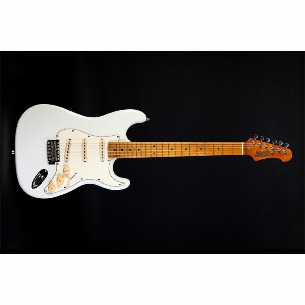 JS300-OW SSS CHITARRA ELETTRICA OLYMPIC WHITE ROASTED MAPLE