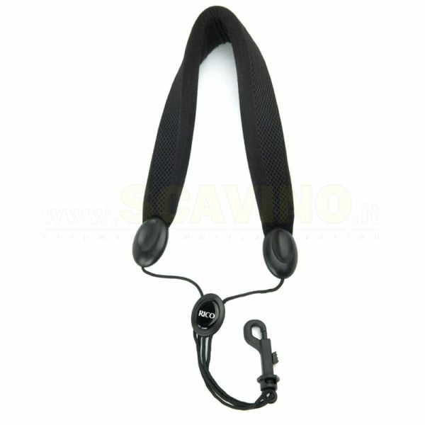 D'Addario SJA18 Collarino Imbottito per Sax Alto e Soprano con Moschettone