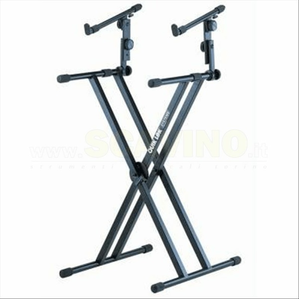 Quiklok QL642 Supporto Doppio per Due Tastiere
