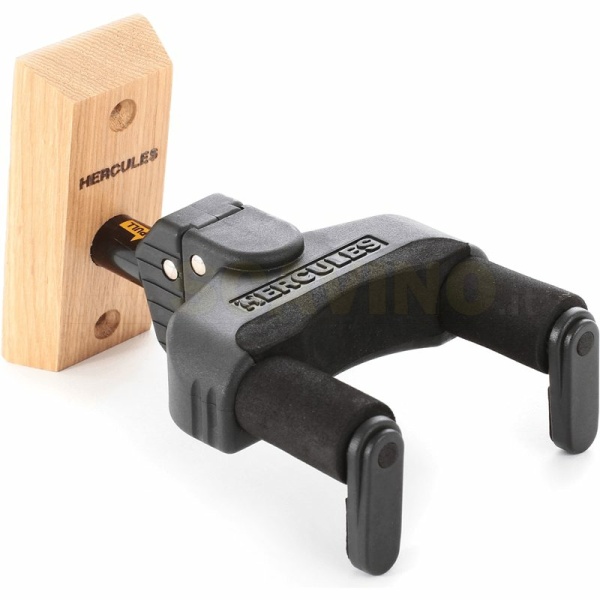 Hercules GSP38WB Plus Supporto Chitarra a Muro con Base in legno