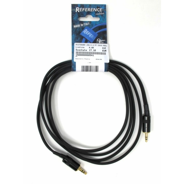 RMC15TP-BK-JTRS 6.3 / MINI FEMMINA 2 MT CAVO PROLUNGA PER CUFFIA