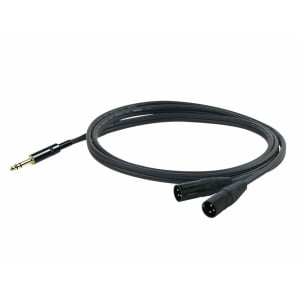 CHLP325LU03 CAVO 2XLRM/1JACKM6.3ST 0.3M