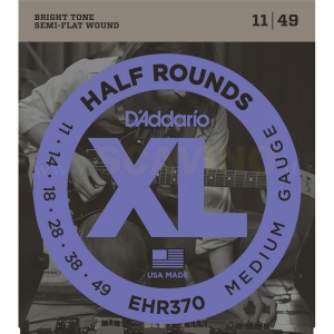 D'Addario EHR370 Set Corde Elettrica 11-49 Half  Rounds