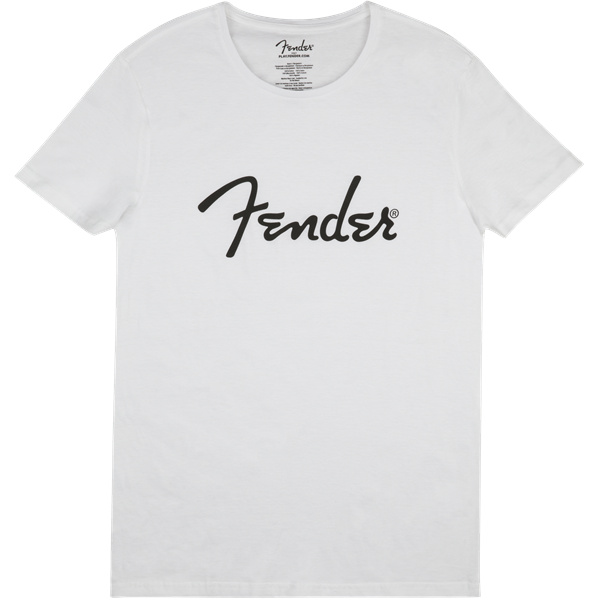 FENDER SPAGHETTI LOGO TEE WHITE XLARGE