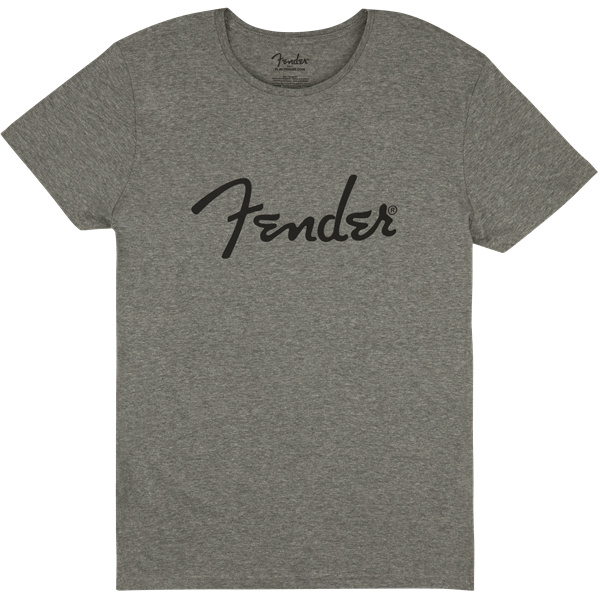 FENDER SPAGHETTI LOGO TEE GREY XXLARGE