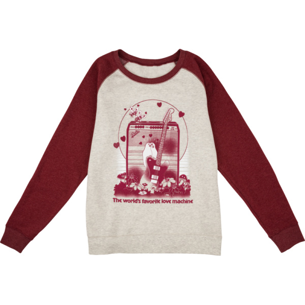 WOMENS LOVE SWEATSHIRT OATMEAL XLARGE