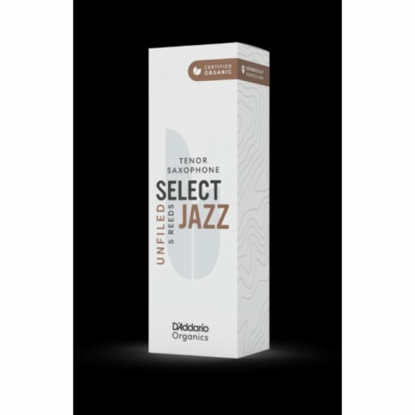 D'Addario Organic Select Jazz Ance Unfiled per Sax Tenore