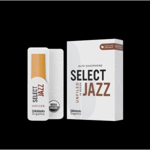 D'Addario Organic Select Jazz Ance Unfiled per Sax Alto