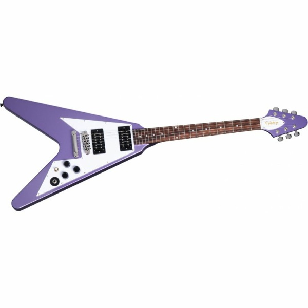 Epiphone Kirk Hammett 1979 Flying V Purple Metallic EIGCKH79FVPRMNH1