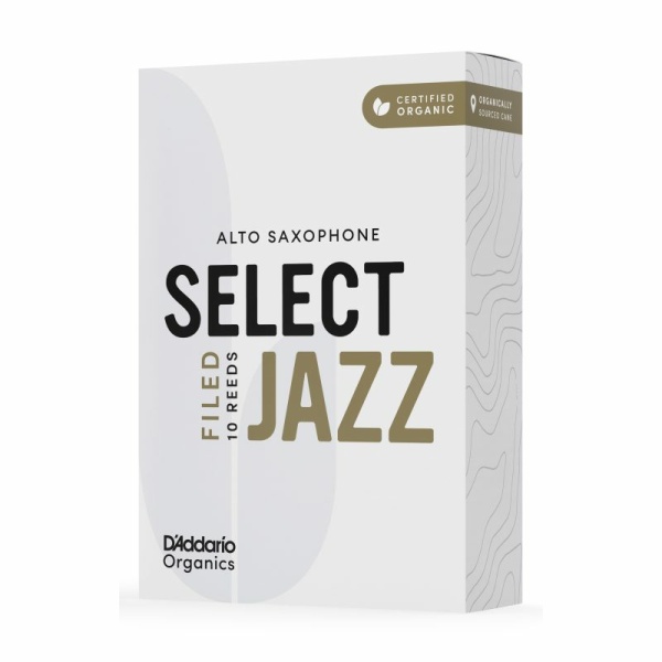 D'Addario Organic Select Jazz Ance Filed per Sax Alto