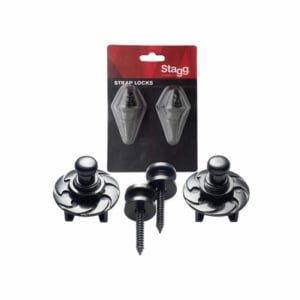 STAGG SSL1 BK STRAP LOCKS