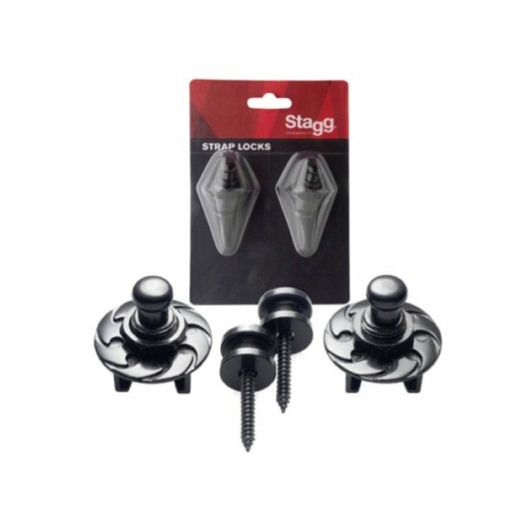 STAGG SSL1 BK STRAP LOCKS