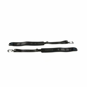 BAM ITALIA 9002NS COPPIA DI TRACOLLE IN NEOPRENE PER ASTUCCI HIGHTECH PER VIOLINO VIOLA E CHITARRA - BLACK