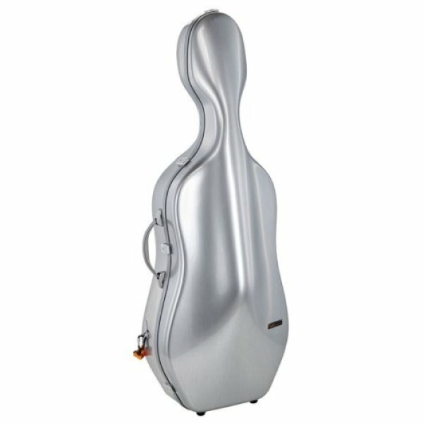 BAM ITALIA DEF1005XLA CUSTODIA HIGHTECH LA DEFENSE OBLONG PER VIOLONCELLO - BRUSHED ALUMINUM