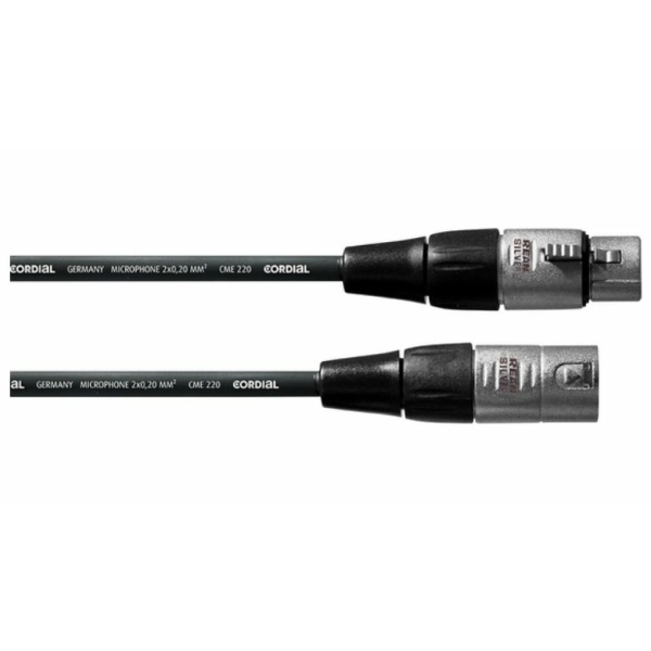 CORDIAL MDFM15 DIAMOND CAVO MICROFONICO XLR M/F 1