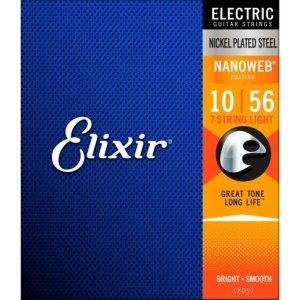 ELIXIR 12057 ELECTRIC NICKEL PLATED STEEL NANOWEB
