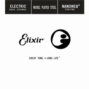 ELIXIR 15365 ELECTRIC BASS NICKEL NANOWEB SINGLE