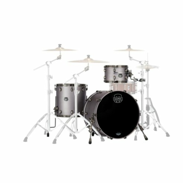 MAPEX IT SE426XHBPG SATURN EVOLUTION HYBRID ORGANIC ROCK 3 PEZZI GUN METAL GREY