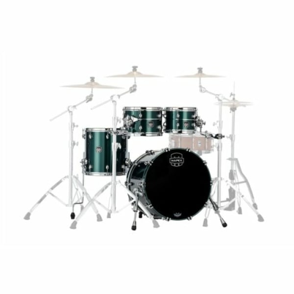 MAPEX IT SE504XMPQ SATURN EVOLUTION MAPLE FUSION 4 PEZZI BRUNSWICK GREEN