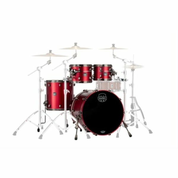 MAPEX IT SE529XBBPA SATURN EVOLUTION BIRCH ROCK 4 PEZZI TUSCAN RED