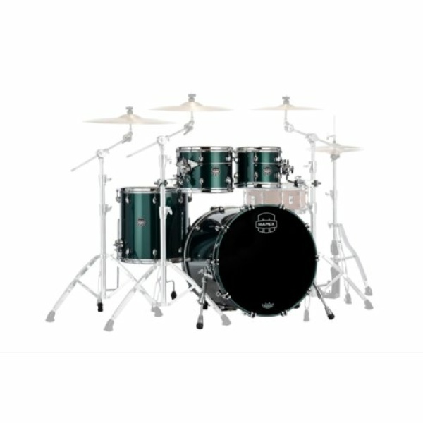 MAPEX IT SE529XBPQ SATURN EVOLUTION BIRCH ROCK 4 PEZZI BRUNSWICK GREEN