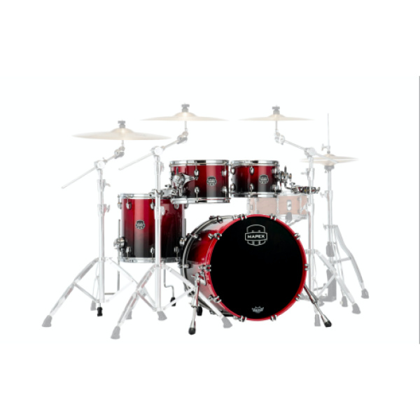 MAPEX IT SR504XRQ SATURN NEW FUSION 4 PEZZI SCARLET FADE