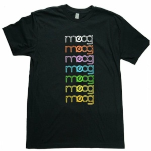 MOOG MUSIC Rainbow Spectrum Tee Large