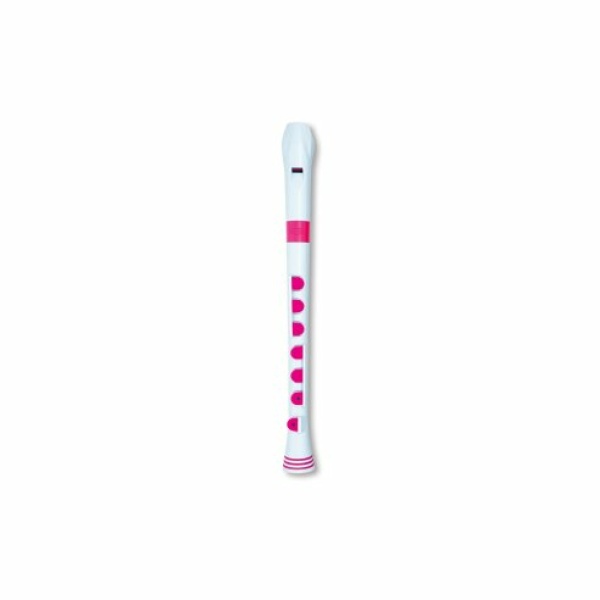 NUVO ITALIA RECORDER+ -DITEGGIATURA TEDESCA (BIANCO/ROSA)