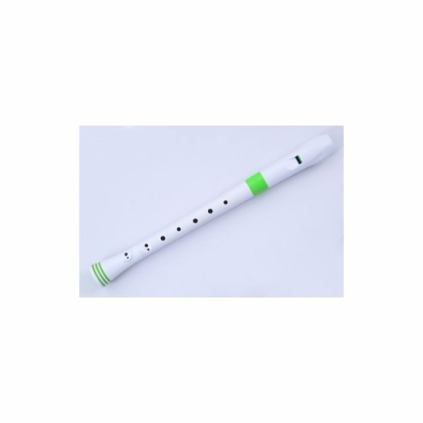 NUVO ITALIA SOPRANO RECORDER-DITEGGIATURA BAROCCA (BIANCO/VERDE)