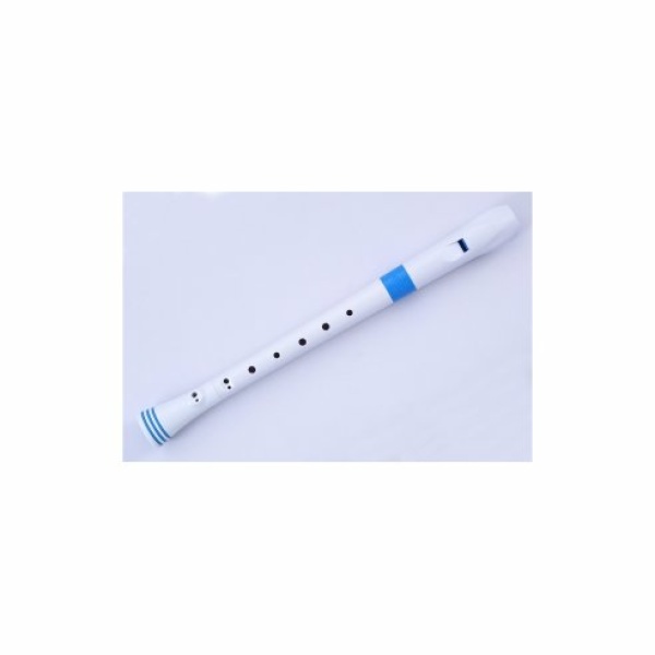 NUVO ITALIA SOPRANO RECORDER-DITEGGIATURA TEDESCA (BIANCO/BLU)