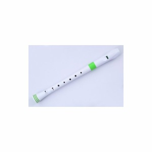 NUVO ITALIA SOPRANO RECORDER-DITEGGIATURA TEDESCA (BIANCO/VERDE)