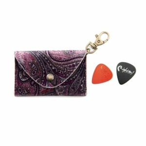 RIGHTON! STRAPS Righton Straps Pick Pouch Paisley Burgundy