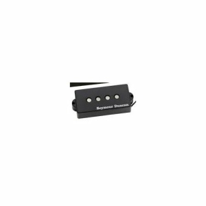SEYMOUR DUNCAN COVER P-BASS BLK QTR POUND WITH LOGO (UNITÀ)