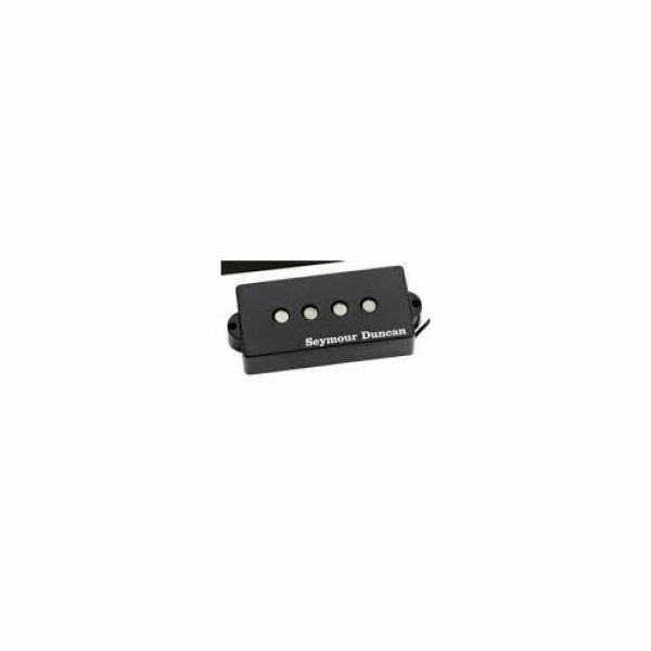 SEYMOUR DUNCAN COVER P-BASS BLK QTR POUND WITH LOGO (UNITÀ)