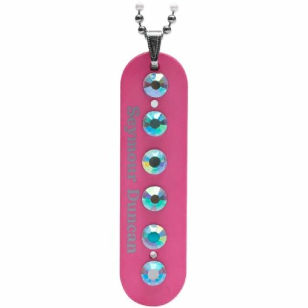 SEYMOUR DUNCAN NECKLACE BOBBIN METAL RED