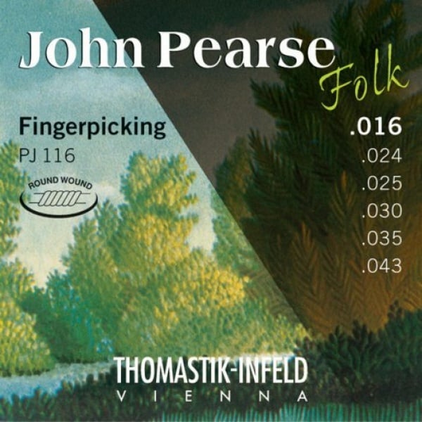 THOMASTIK PJ116 ACOUSTIC GUITAR JOHN PEARSE STRING SET