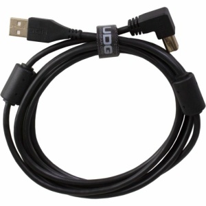 UDG U95004BL - ULTIMATE AUDIO CABLE USB 2.0 A-B BLACK ANGLED 1M