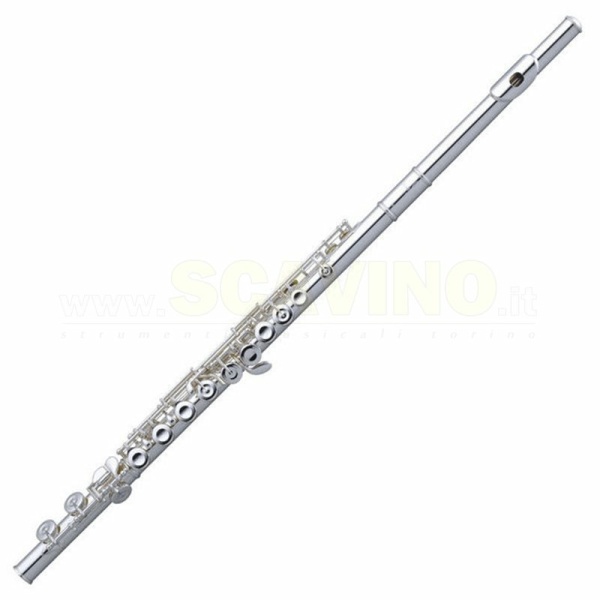 Pearl PF-505E Flauto Traverso Argentato Fori Chiusi