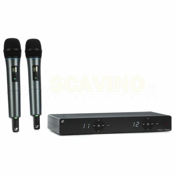 Sennheiser XSW1 825 A Dual Vocal Set Wireless radiomicrofono doppio Palmare
