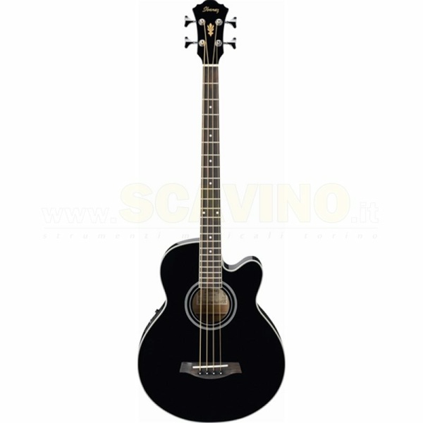 Ibanez AEB8E-BK Basso Acustico EQ  Black