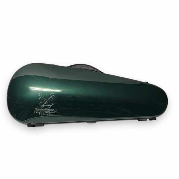 ASTUCCIO VIOLINO 4/4 SAGOMATO AEREO IN POLYCARBONATO SENZA ARCO VERDE