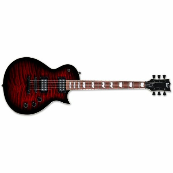 LTD LTD EC-256 QM - See Thru Black Cherry Sunburst