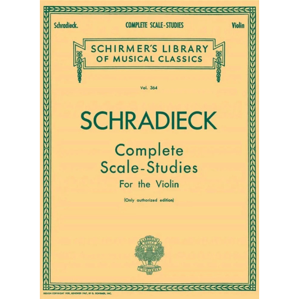 SCHRADIECK - Scale Studies (Authorized Edition)