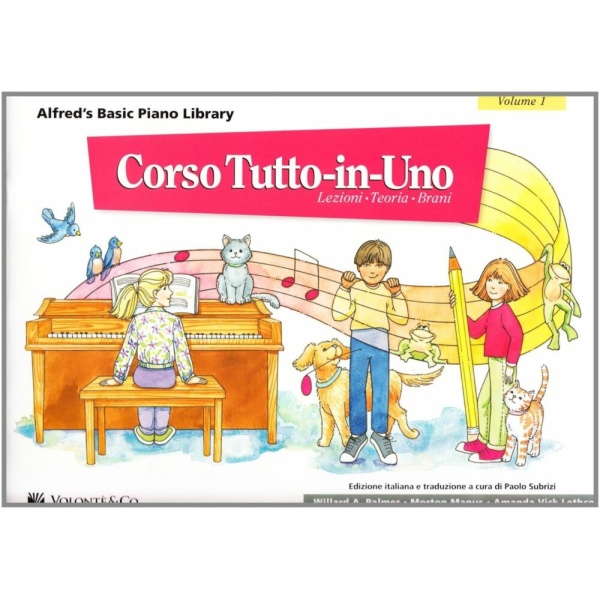 CORSO TUTTO IN UNO VOLUME 1 - ALFRED'S BASIC PIANO LIBRARY
