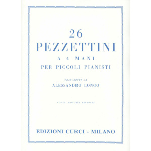 LONGO - 26 Pezzettini Per Piccoli Pianisti