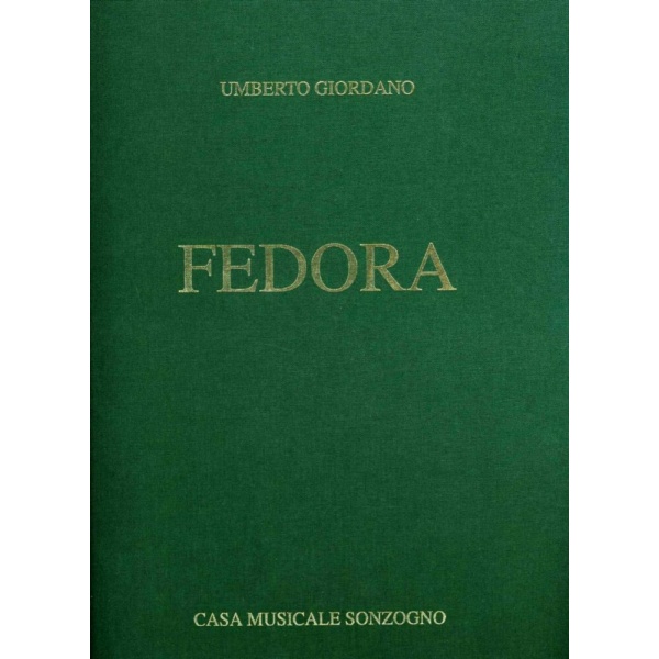 UMBERTO GIORDANO - FEDORA - Vocal score