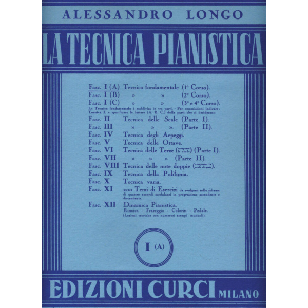 LONGO - LA TECNICA PIANISTICA I (A)