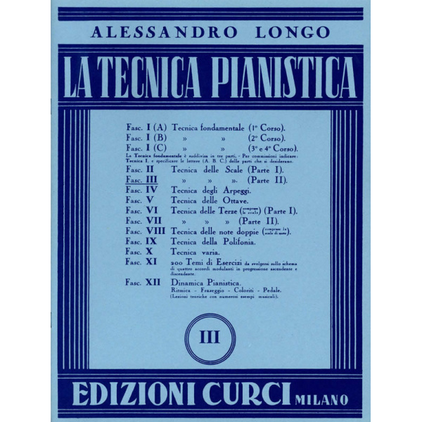 LONGO - LA TECNICA PIANISTICA III
